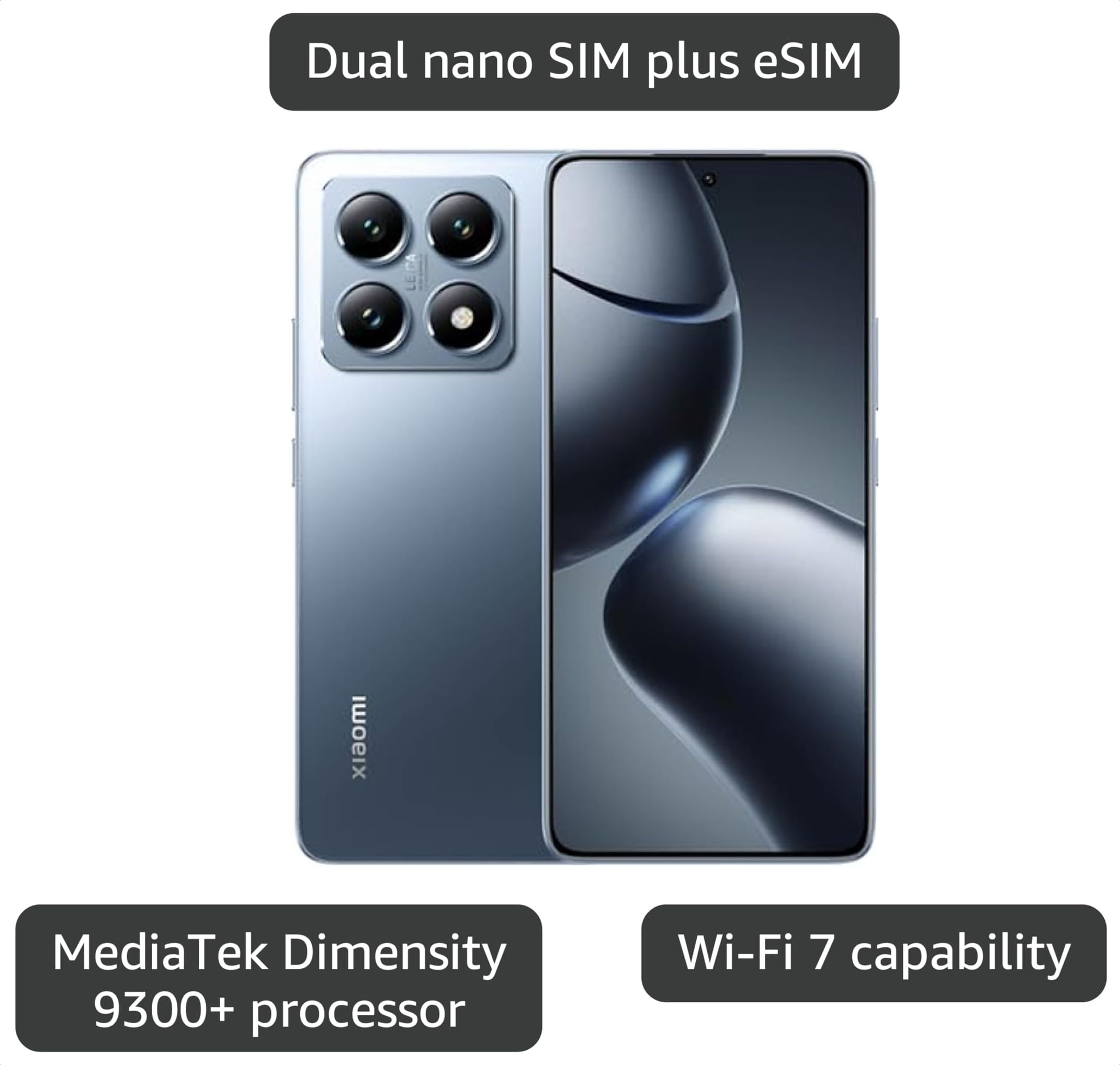 Amazon.com: Xiaomi 14T Pro Ai 5G (512GB+12GB) Nfc Global Unlocked